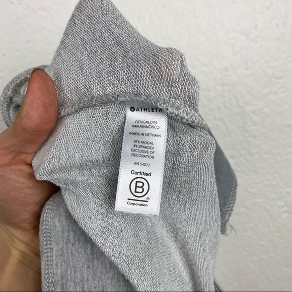 Athleta Bliss Joggers Heathered Grey Joggers Size Small - Picture 7 of 9